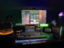 雷蛇（Razer）黑寡妇蜘蛛V4系列游戏机械键盘 RGB灯效带多功能自定义按键旋钮线性段落可选 黑寡妇蜘蛛V4专业版-段落绿轴 晒单实拍图