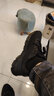 361度男鞋 运动鞋男跑步鞋网鞋361男鞋夏季透气网面大码休闲旅游鞋子 乌黑色/中灰 40 实拍图