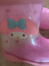 Hello Kitty儿童雨鞋女童中筒防滑雨靴美乐蒂小孩宝宝水鞋 炫彩红 200mm  实拍图