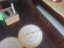 喜得润 欧式烫金杯垫餐垫花瓶垫ktv装饰垫碗垫子盘子托盘垫茶几布餐桌布 30cm圆形盘垫 2个装 实拍图