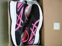 asics亚瑟士女鞋轻量跑步鞋秋季新款爱世克斯专业慢跑鞋子女透气运动鞋 蓝色/粉色 38 实拍图