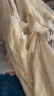 革曼孕妇装夏装宽松大码上衣遮肚子夏季裙子泡泡袖孕妇连衣裙夏天裙子 米白色 XL(建议140-160斤) 晒单实拍图