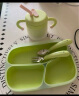 babycare宝宝餐盘婴儿吸盘式硅胶自主进食儿童牛奶杯叉勺餐具礼盒4件套 晒单实拍图