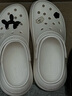 crocs檀健次推荐款经典泡芙洞洞鞋|207521 白色-100 39(240mm) 实拍图