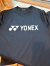 尤尼克斯YONEX羽毛球服男款短袖运动服透气比赛训练林丹同款115179 黑 O 实拍图