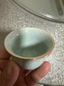 尚言坊 汝窑茶杯单个单丽华老师陶瓷品茗杯主人杯送礼轻奢中秋节礼物 (单杯礼盒装)冰花玉兰杯70ml 实拍图