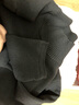 KJ法国KJ加绒加厚保暖打底衫女冬季修身半高领针织衫纯色大码内衣 黑色 L 实拍图