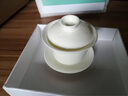 华光 国瓷 晶雪茶盖碗茶具套装  三才盖碗泡茶杯 便携茶具礼盒装 晶雪系列 晶雪华玉瓷茶盖碗单装 实拍图