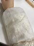 咕咕象（guguxiang）蕾丝袖套女士套袖工作白色羽绒服袖头手套短款可爱儿童护袖秋冬季 米色 1双 （51808袖套） 实拍图
