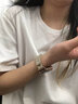 圣迪达 SANDIDA智能女生ins皮带款多功能提醒心率血压睡眠离线支付运动电子表 双钉小皮带-奶油杏 实拍图