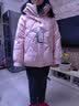 雅鹿官方新款羽绒服女中长款冬季连帽防风加厚粉色保暖女士外套潮HS 黑色Y2407W05720 XL 175 实拍图