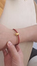 周六福（ZLF）  黄金转运珠男女款足金吉财元宝龙红手绳 定价 1.06g 实拍图