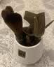 豪尊（HAOZUN）茶道六君子6君子茶具套装家用泡茶刀陶瓷功夫茶勺茶夹茶针摆件ins 白陶天福茶桶+六配件 实拍图