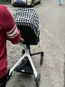 虎贝尔（HBR）遛娃神器轻便可折叠双向高景观可坐可躺婴儿车城市漫步车黑白格 晒单实拍图