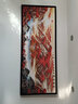 迅典（XUNDIAN）新中式国画客厅装饰画水墨山水画字画书房办公室挂画沙发背景墙画 鸿运当头【A款】 实木带框70*180厘米（适合4米左右墙面） 实拍图