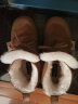 百丽厚底舒适雪地靴女商场同款羊毛加绒短靴A4F1DDD3 黄色 36 晒单实拍图