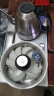 金灶（KAMJOVE）全自动上水电热水壶 泡茶壶整套茶具套装 电茶壶烧水壶保温泡茶器 F8银色版【面板23x37cm】 0.8L 实拍图