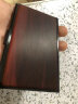 伊恩玛木质名片夹金属男士女士 商务红木名片盒 超薄卡包 防指纹卡盒 黑色+小叶紫檀 晒单实拍图