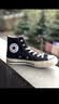 匡威（Converse）男鞋女鞋 ALL STAR系列经典帆布鞋休闲情侣休闲鞋学生板鞋 【黑巧夹心】复古厚底帆布鞋 A00869 42 实拍图