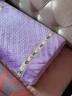 六叶草 四季乳胶枕套成人儿童单个单人泰国橡胶枕套记忆枕头套 丝滑绒紫罗兰60*35CM 实拍图