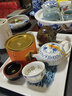 瓷牌茗茶具（cipaiming teaset）瓷牌茗 青花瓷功夫茶具套装玲珑镂空整套陶瓷泡茶具茶壶茶杯 【向阳花】一壶二杯-3件套 实拍图