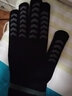 KELME/卡尔美秋冬运动保暖手套健身跑步防寒针织毛线 可触屏手套 黑灰 L（21cm*11cm） 实拍图