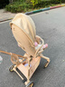 VINNG维尼可Q11遛娃神器轻便婴儿车0-6岁用折叠可坐可躺带减震溜娃车 Q11香槟金 实拍图