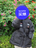 MQD2022冬装新款童装男童连帽中长款羽绒服三防蓄热保暖外套洋气 黑色 140 晒单实拍图