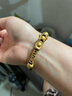 周生生足金爱情密语Love通花黄金手链 路路通手环皮绳手绳 89775B计价 19厘米 - 2.25克(含工费360元) 实拍图