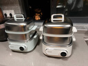 飞利浦（PHILIPS）电蒸锅 电煮锅 电火锅 多功能锅家用预约定时不锈钢涮蒸炖煮多用途锅早餐机9升三层大容量 【上蒸下煮 24H预约】HD3300/50 蓝色款 实拍图