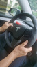 YZ适用tesla特斯拉YL/MY/M3方向盘套把超薄吸汗车内装饰改装丫配件 老款Model3/Y麂皮绒方向盘套-灰色 实拍图