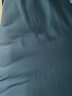 京东京造 60支轻奢高支高密贡缎纯色床单 新疆长绒棉 床罩 250x245cm 灰蓝 实拍图
