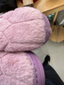 品赫（PIN HE）棉拖男鞋秋冬季家居棉拖鞋女情侣保暖厚底防滑室内地板女拖 兔毛紫色 250mm 适合35-36的脚 实拍图