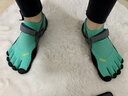 Vibram五指鞋女运动鞋轻便透气赤足跑步鞋健身训练休闲鞋五趾鞋  KSOEVO 绿色/蓝色（建议拍大一码） 37 实拍图