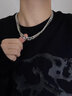 蔓笙古巴钛钢项链男潮嘻哈高级感男士锁骨链个性简约时尚学生送男友 实拍图