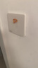 西门子（SIEMENS）开关插座 哑光大板 强电墙面86型墙壁开关 灵煜系列雾沙白 16A一开双控开关 实拍图