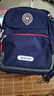 英国牛津大学OXFORD书包小学生男孩减负护脊3-6年级儿童书包英伦风双肩背包防泼水 X589深蓝 实拍图