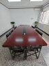 香尔特（Xiangerte）油漆会议桌长桌大型实木皮长方形桌会议室桌椅组合公司开会3.5米 晒单实拍图
