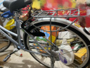 永久自行车男女成人26寸铝合金低跨度脚踏车单车城市休闲单速通勤车 银色 实拍图