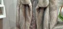 哲奴（zoenuu）水貂皮大衣女整貂皮外套短款皮草小母貂2023新款时尚小方领韩版 灰色 M 95-110斤 实拍图