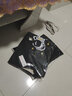 摘星少年衣服春夏季套装男青少年帅气短袖两件套港风半袖T恤工装裤一套装 大宇航员黑+K94裤子黑【两件套】 4XL 180斤以上 实拍图