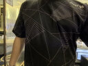 YONEX尤尼克斯羽毛球服yy运动速干透气训练短袖夏季上衣T恤比赛服 115138男款 黑色 XL 实拍图