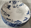 昭乐  年年有鱼青花瓷圆形饭盘子菜盘家用创意陶瓷西餐沙拉水果盘 8英寸圆盘蓝鱼（4个装） 实拍图
