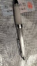 三菱（uni）按制圆珠笔金属杆原子笔中油笔软胶笔握 低重心白胶银杆 SXN-1000 0.7mm黑色 晒单实拍图