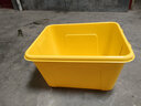 茶花（CHAHUA）茶花塑料收纳箱衣物整理箱35L58L68L多规格玩具整理箱储物 【黄色】 【58升*1个装】59.5*47.5*32.5cm 实拍图