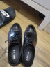 百丽通勤商务皮鞋夏季透气商场同款牛皮职场男士正装鞋婚鞋CF01DCM9 经典黑 40 晒单实拍图
