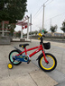 凤凰（Phoenix）自行车儿童男女孩3-4-6-10-13岁带辅助轮小恐龙红色生日新年礼物 实拍图