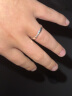 RHODON 情侣戒指一对刻字925银戒指对戒闭口首饰刻字异地恋生日礼物 情侣款（一对）下单请备注尺码 晒单实拍图