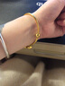 潮宏基足金黄金手镯女金镯子计价 万花筒 SDG30004297 约12.75g 实拍图