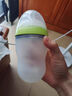 可么多么（como tomo）宝宝奶瓶新生儿 宽口硅胶奶瓶防摔 250ml*2 粉色 (3-6月) 实拍图